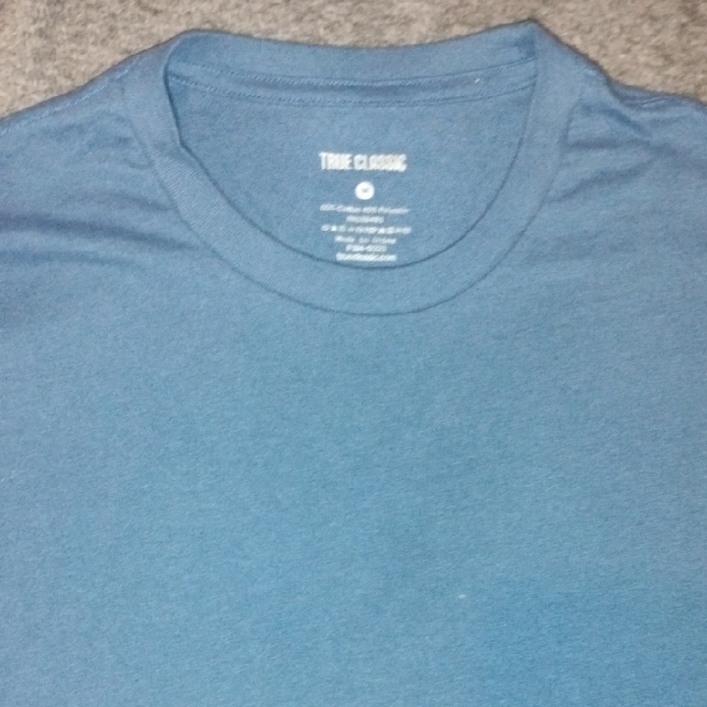 True Classic Men's Teal Short Sleeve Tee